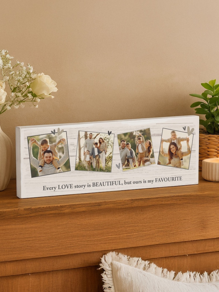 Personalised Photo Upload Hearts Ornament by PMC - Image 2 of 4 Personalised Photo Upload Hearts Ornament by PMC - Image 2 of 4