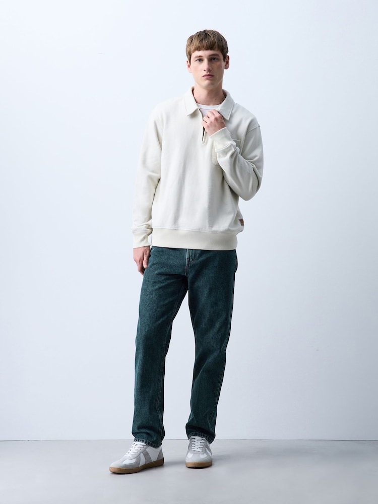 Dark Green Slim Fit Jeans - Image 2 of 6 Dark Green Slim Fit Jeans - Image 2 of 6