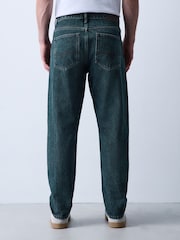 Dark Green Slim Fit Jeans - Image 3 of 6