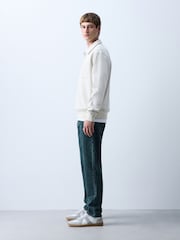 Dark Green Slim Fit Jeans - Image 4 of 6
