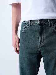 Dark Green Slim Fit Jeans - Image 6 of 6