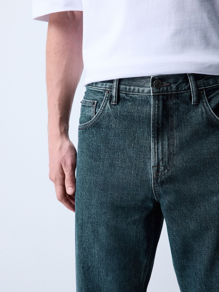 Dark Green Slim Fit Jeans - Image 6 of 6 Dark Green Slim Fit Jeans - Image 6 of 6