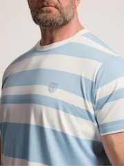 BadRhino Big & Tall Blue Stripe T-Shirt - Image 4 of 6