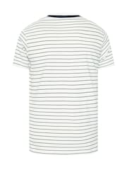 BadRhino Big & Tall Natural Pique Stripe T-Shirt - Image 6 of 6