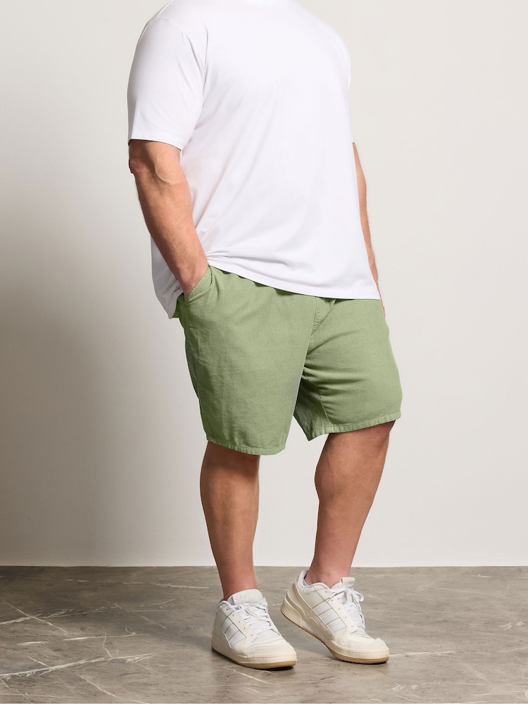 BadRhino Big & Tall Green Elasticated Cord Shorts - Image 1 of 4
