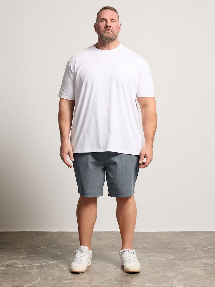 BadRhino Big & Tall Blue Elasticated Cord Shorts - Image 2 of 6