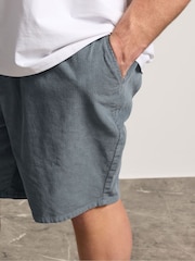 BadRhino Big & Tall Blue Elasticated Cord Shorts - Image 4 of 6