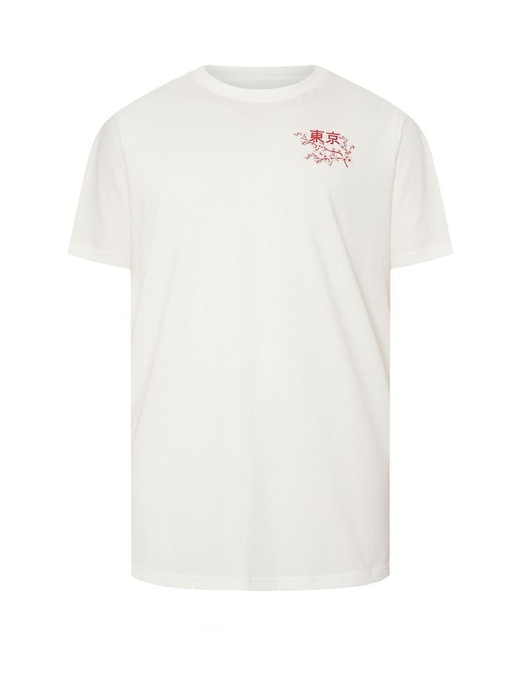 BadRhino Big & Tall White Shinjuku T-Shirt - Image 1 of 2