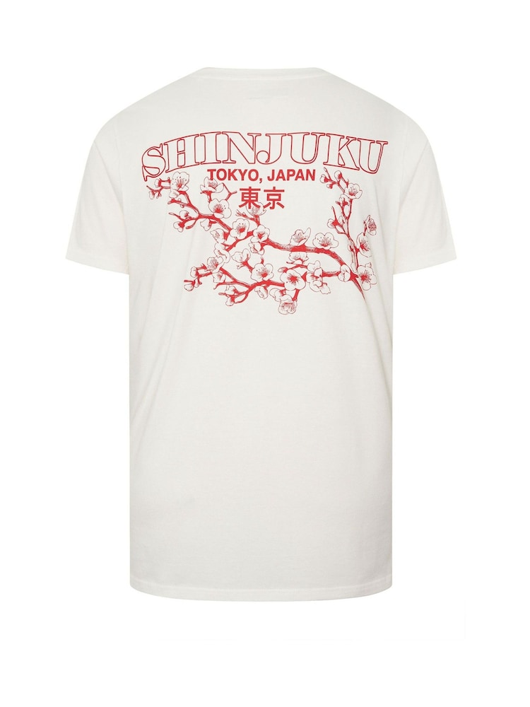 BadRhino Big & Tall White Shinjuku T-Shirt - Image 2 of 2