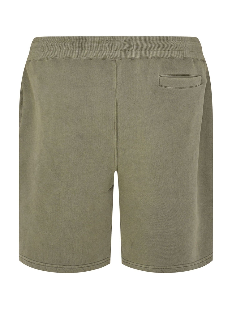 BadRhino Big & Tall Green Skull Print Shorts - Image 6 of 6