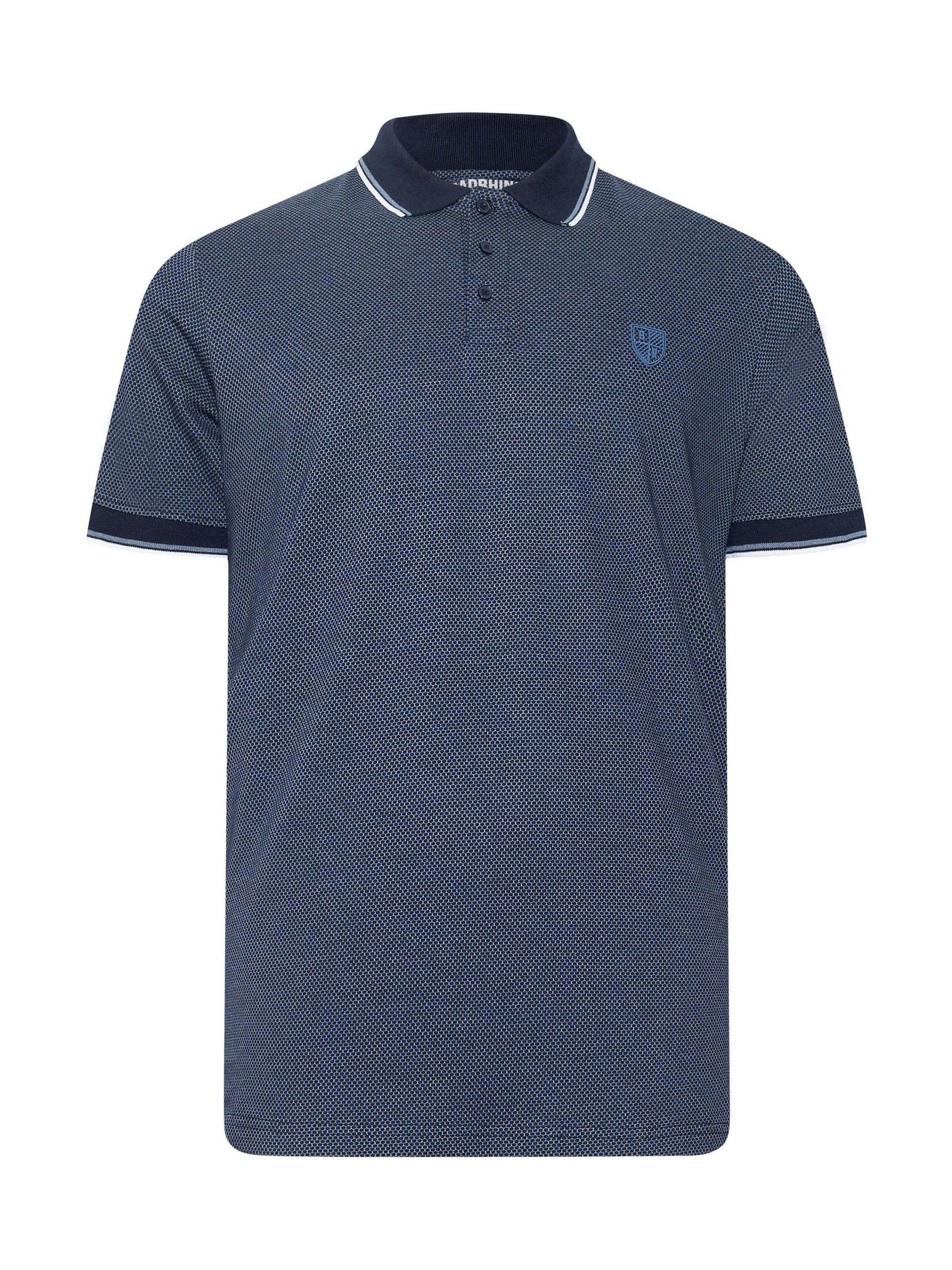 Buy BadRhino Big & Tall Blue Waffle Texture Polo Shirt from Next USA