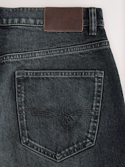 Dark Blue Straight Fit Jeans - Image 10 of 11