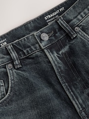 Dark Blue Straight Fit Jeans - Image 8 of 11