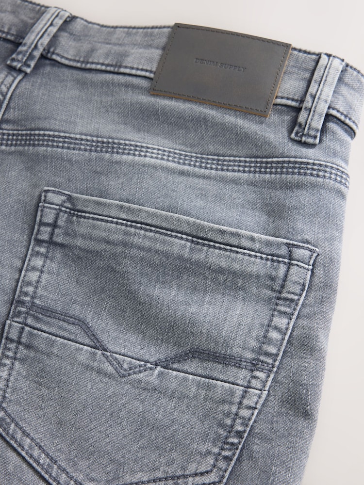 Dark Grey Skinny Fit Comfort Stretch Jeans - Image 10 of 10 Dark Grey Skinny Fit Comfort Stretch Jeans - Image 10 of 10