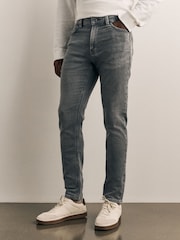 Dark Grey Skinny Fit Comfort Stretch Jeans - Image 2 of 10