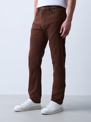 Rust Slim Fit Comfort Stretch Jeans - Image 1 of 7
