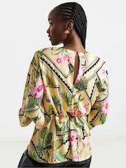 Joanna Hope Long Sleeve Blouse With Split Sleeves - Imaginea 2 din 4