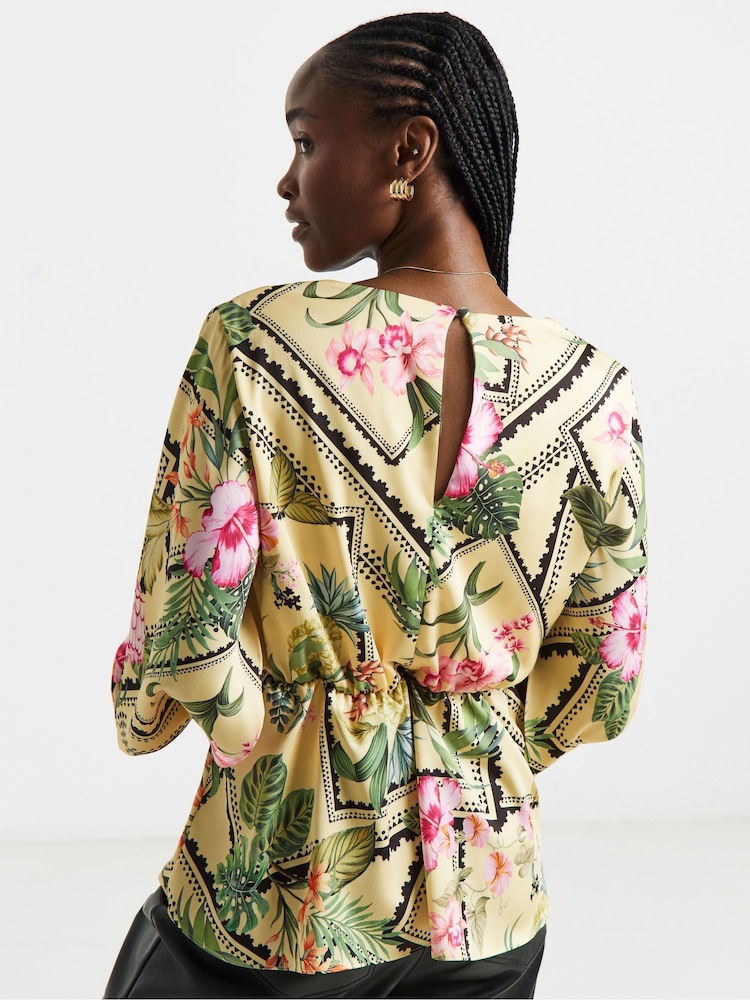 Joanna Hope Long Sleeve Blouse With Split Sleeves - Imaginea 2 din 4