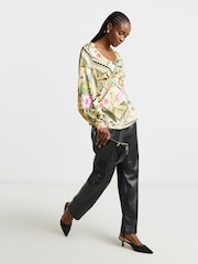 Joanna Hope Long Sleeve Blouse With Split Sleeves - Imaginea 3 din 4