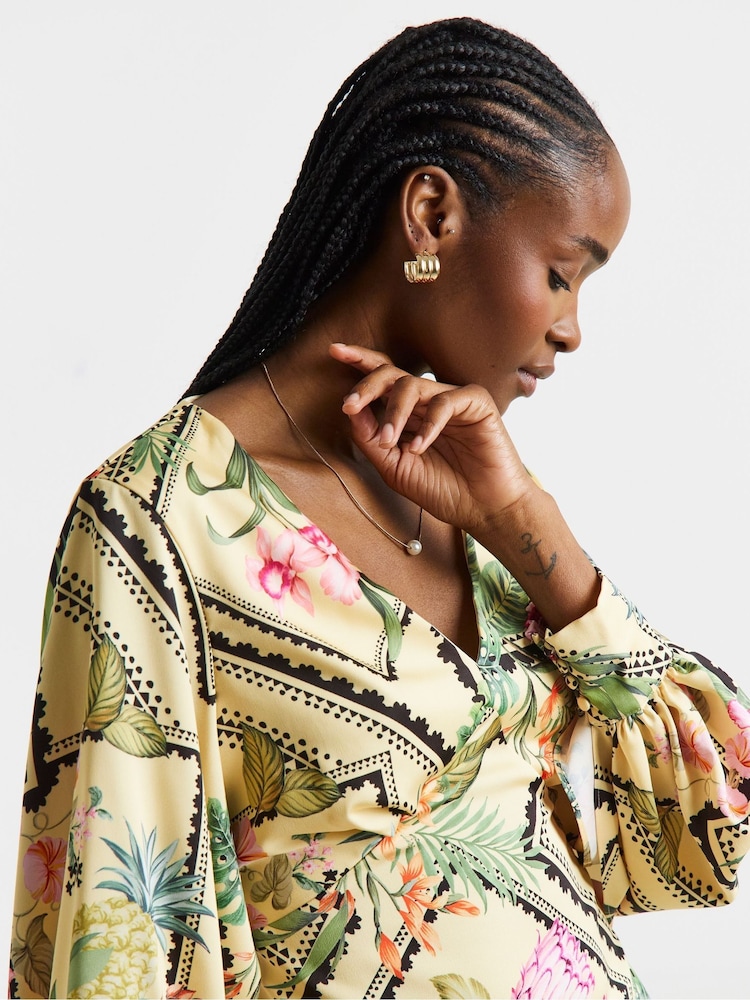 Joanna Hope Long Sleeve Blouse With Split Sleeves - Imaginea 4 din 4