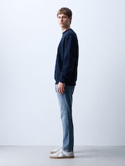 Light Blue Slim Fit Motion Flex Jeans - Image 4 of 7