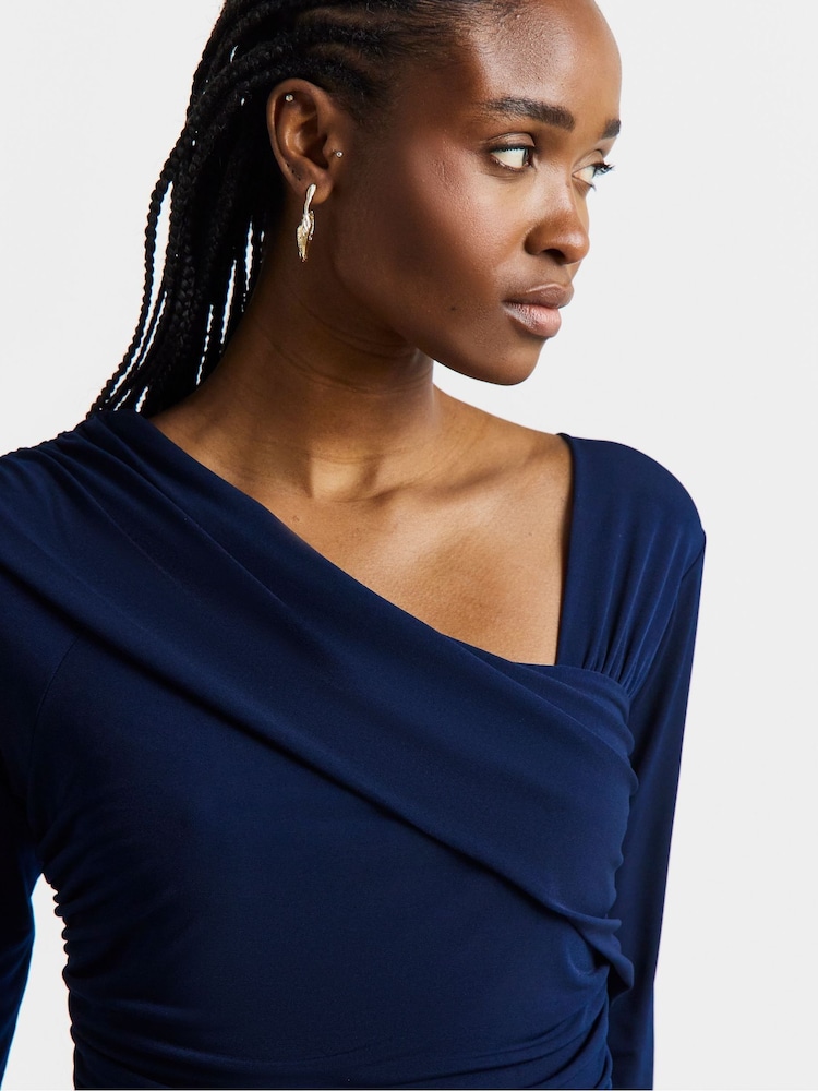 Joanna Hope Jersey Pleated Dress - Image 4 de 4 Joanna Hope Jersey Pleated Dress - Image 4 de 4