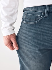 Steel Blue Bi-Stretch Slim Fit Motion Flex Jeans - Image 6 of 9