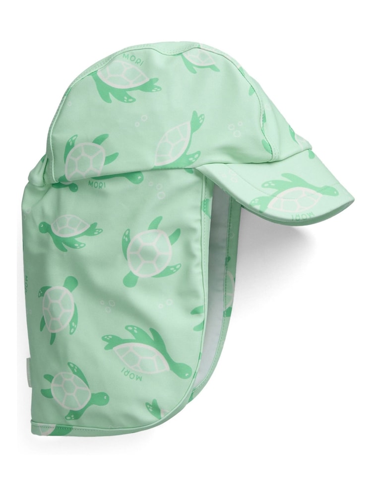 Πράσινο - MORI Sun & Swim Hat with Neck Protection - Εικόνα 3 από 3