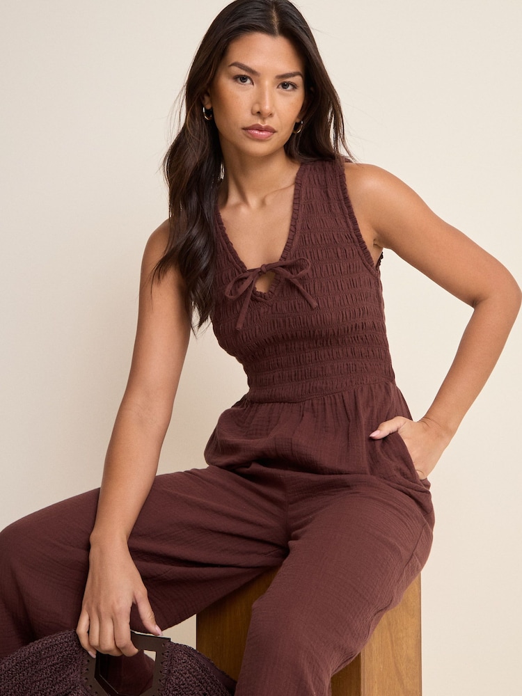 Nobodys Child Brown Jayda Jumpsuit - Image 1 of 4