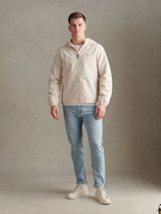 U.S. Polo Assn Natural Hooded Windbreaker Jacket - Image 3 of 9