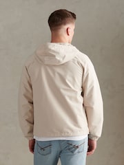 U.S. Polo Assn Natural Hooded Windbreaker Jacket - Image 4 of 9