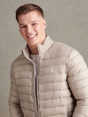 U.S. Polo Assn Natural Lightweight Bound Quilted Jacket - Image 2 of 9