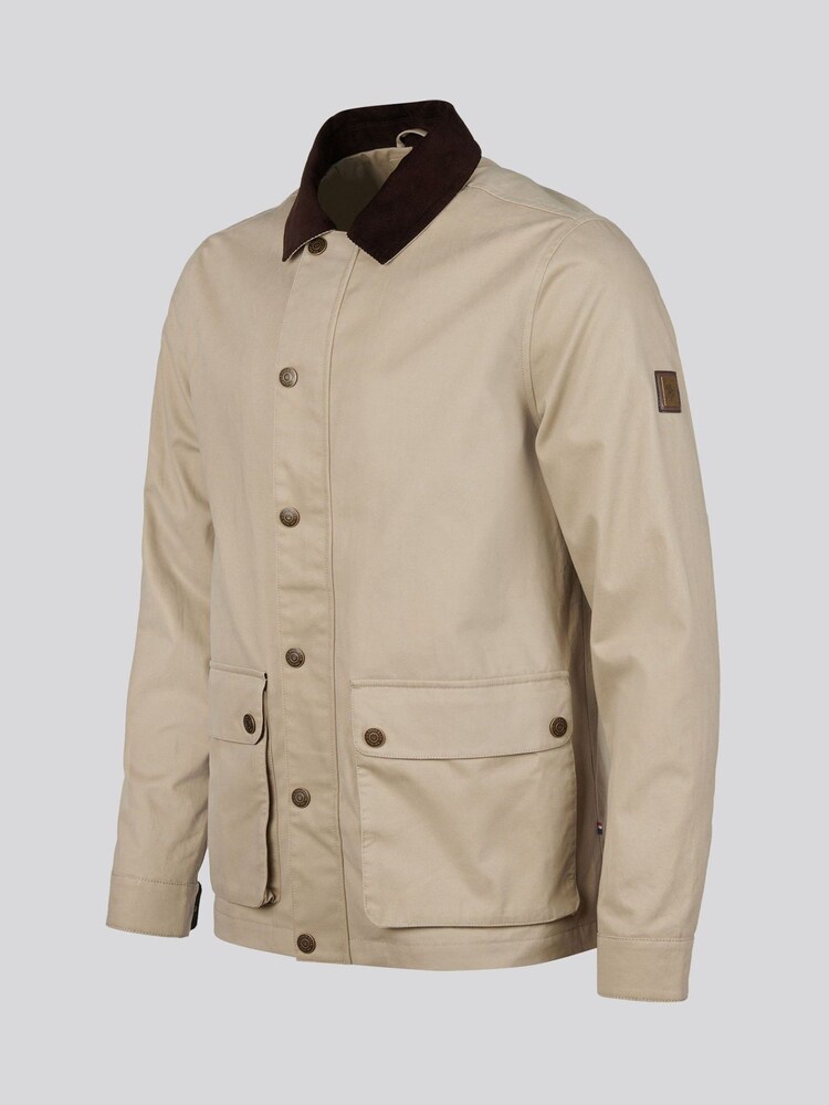 U.S. Polo Assn Natural Textured Collared Jacket - Image 2 of 6