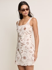 Nobodys Child Cream Connie Shift Dress - Image 1 of 5