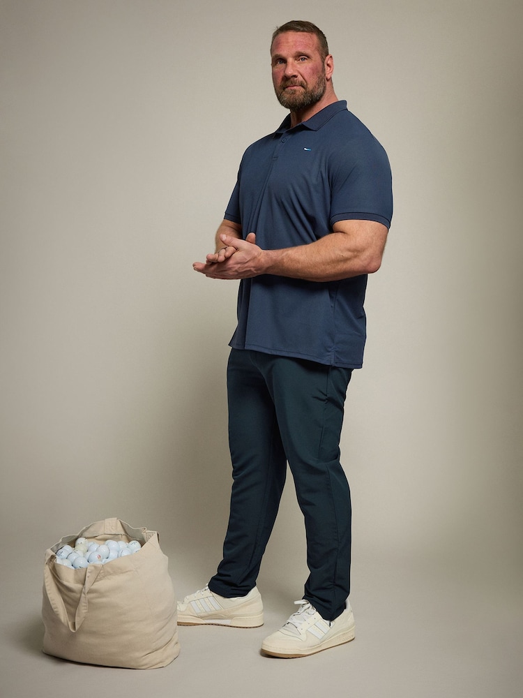 BadRhino Big & Tall Blue Golf Polo Shirt - Image 1 of 1