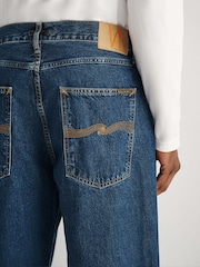 Nudie Jeans Blue Tuff Tony Loose Straight Fit Jeans - Image 5 of 11