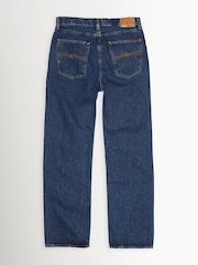 Nudie Jeans Blue Tuff Tony Loose Straight Fit Jeans - Image 8 of 11