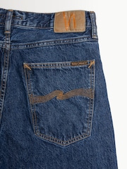 Nudie Jeans Blue Tuff Tony Loose Straight Fit Jeans - Image 9 of 11