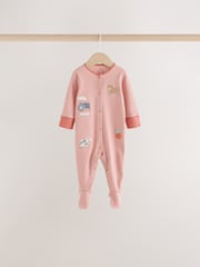 Green Farm Hamish Sleepsuits 4 Pack (0mths-2yrs) - Image 6 of 13