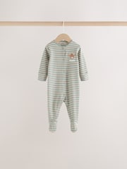 Green Farm Hamish Sleepsuits 4 Pack (0mths-2yrs) - Image 8 of 13