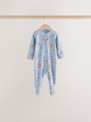 Green Farm Hamish Sleepsuits 4 Pack (0mths-2yrs) - Image 9 of 13