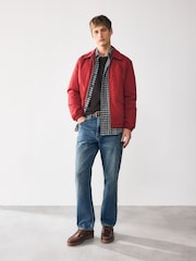 Blue Straight Fit Belted Authentic Jeans - Image 1 of 9