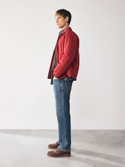 Blue Straight Fit Belted Authentic Jeans - Image 2 of 9