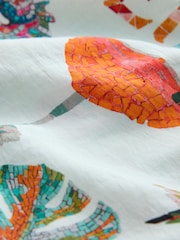 Mosaic Conversational Print Summer Beach Shorts - Image 9 of 9
