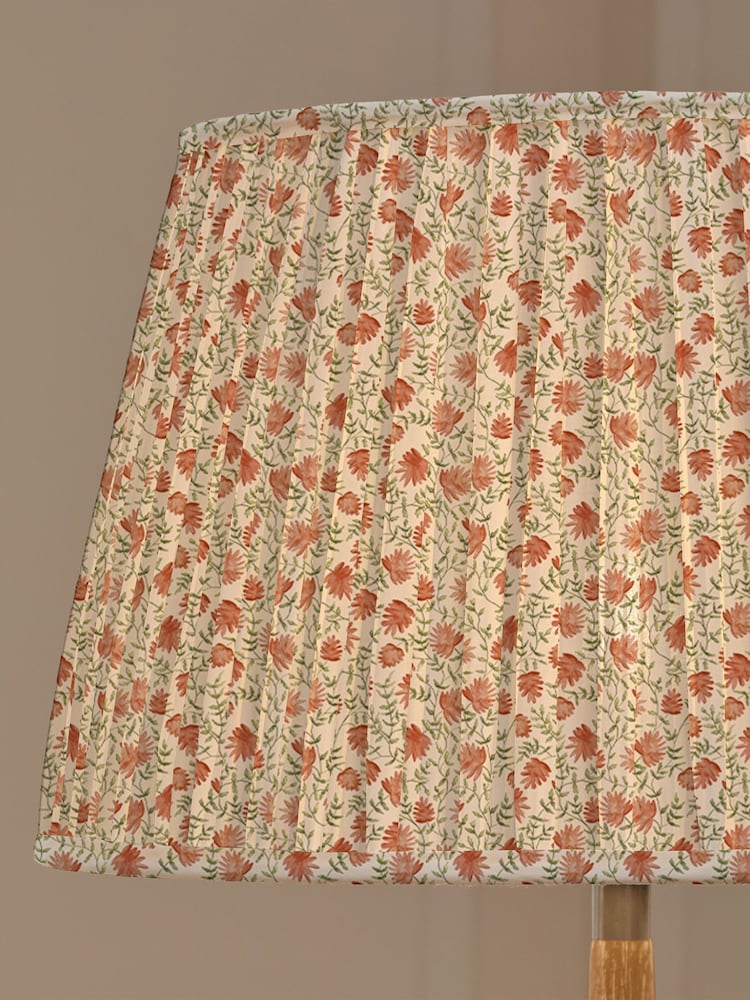 Voyage Maison Terracotta Elai Pleated Lamp Shade - Image 1 of 6