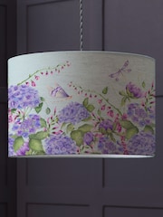 Voyage Maison Blue Seraphina Eva Printed Lamp Shade - Image 1 of 2