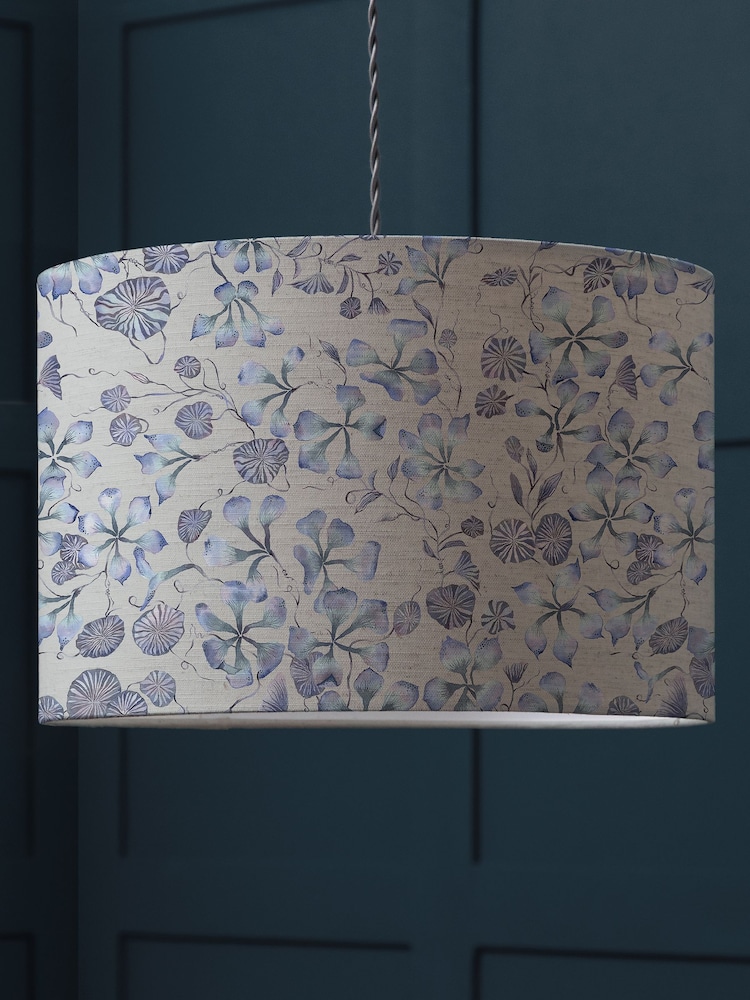 Voyage Maison Blue Philipa Eva Printed Lamp Shade - Image 1 of 2