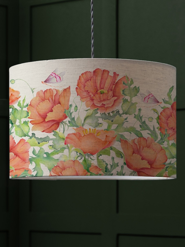 Voyage Maison Red Valeria Eva Printed Lamp Shade - Image 1 of 2 Voyage Maison Red Valeria Eva Printed Lamp Shade - Image 1 of 2