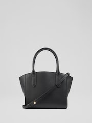 LK Bennett Black Jemi Our Compact Mini Tote Bag - Image 1 of 5