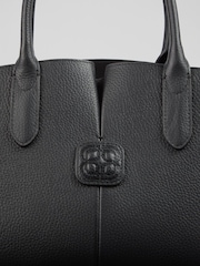 LK Bennett Black Jemi Our Compact Mini Tote Bag - Image 3 of 5